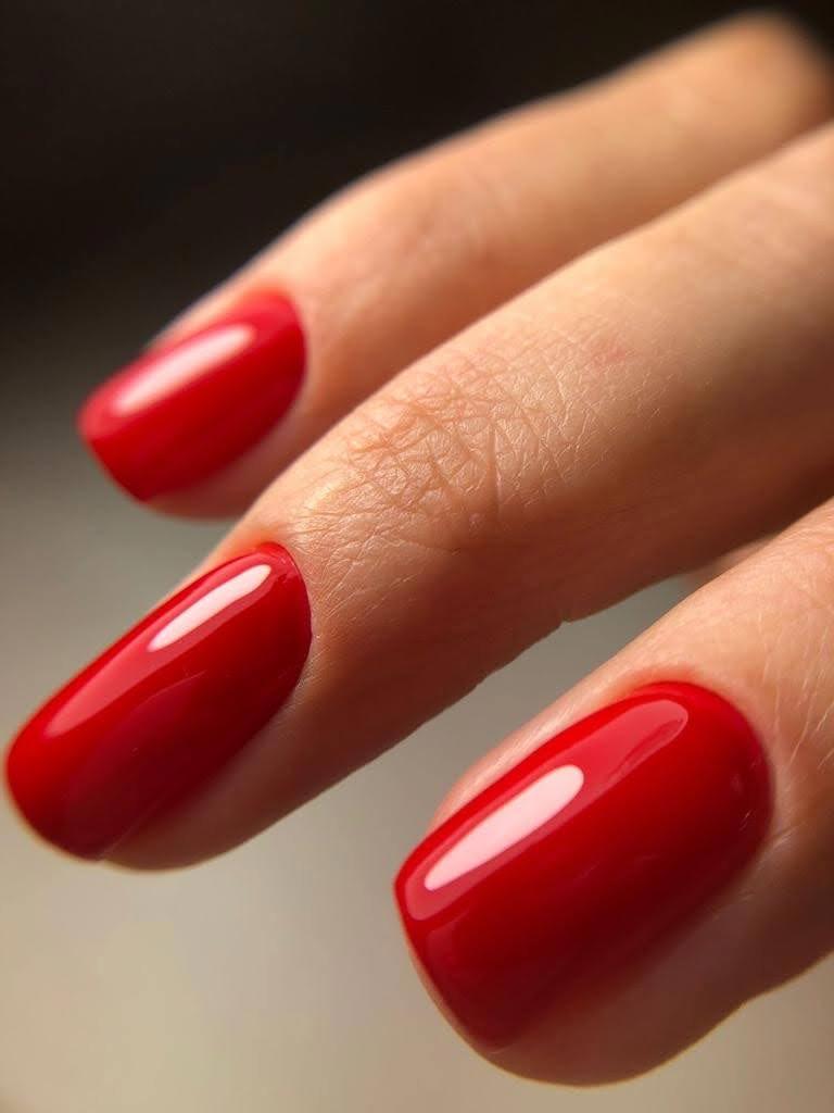 Soft pink Russian manicure with delicate nail art at NailDale Salon